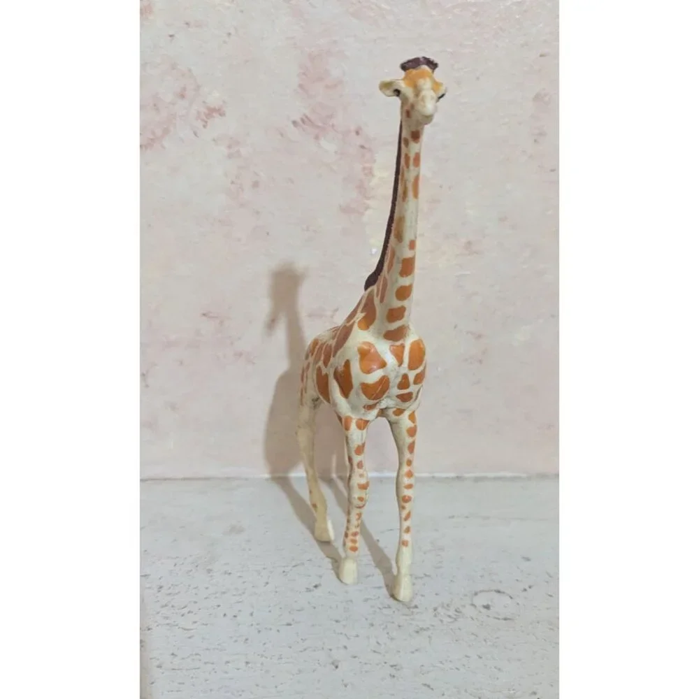 Playskool 1990S Giraffe Figurine Orange Spotted Plastic Toy 7